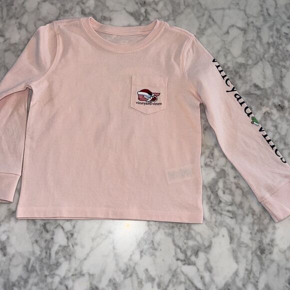 VVines Kids' Pink and White Long Sleeve Shirts 3T - Picture 9 of 12